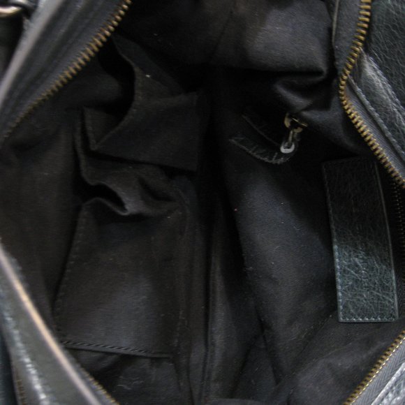 BALENCIAGA Gray Anthracite Town Crossbody Leather Bag - Picture 6 of 15